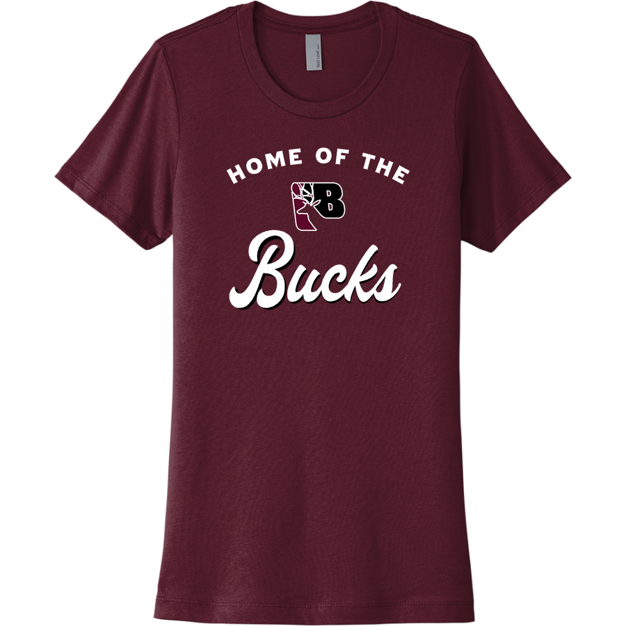 BUCHANAN HIGH SCHOOL BUCKS <span class="pdp-name-mascot">BUCHANAN BUCKS</span> Next Level Apparel Women's Cotton Tee