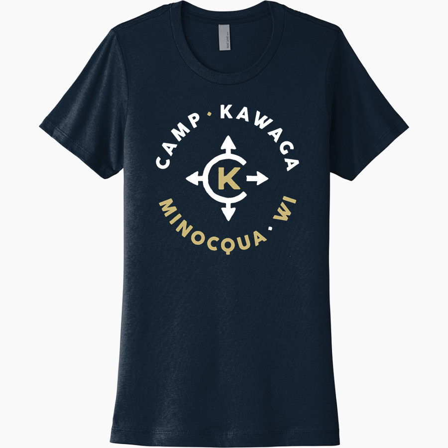 Camp Kawaga Sideline Store <span class="pdp-name-mascot">Camp Kawaga</span> Next Level Women's Cotton Tee