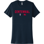 CENTENNIAL HIGH SCHOOL TITANS <span class="pdp-name-mascot">CENTENNIAL TITANS</span> Next Level Women's Cotton Tee Front Thumbnail