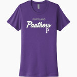 Portland Panthers <span class="pdp-name-mascot">Portland Panthers</span> Next Level Women's Cotton Tee Front Thumbnail