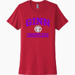 GINN ACADEMY CRAZYLEGS <span class="pdp-name-mascot">GINN CRAZYLEGS</span> Next Level Women's Cotton Tee Front Thumbnail