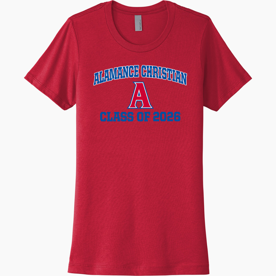 Alamance Christian Warriors <span class="pdp-name-mascot">Alamance Christian Warriors</span> Next Level Women's Cotton Tee