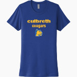 CULBRETH Cougars Next Level Women's Cotton Tee Front Thumbnail