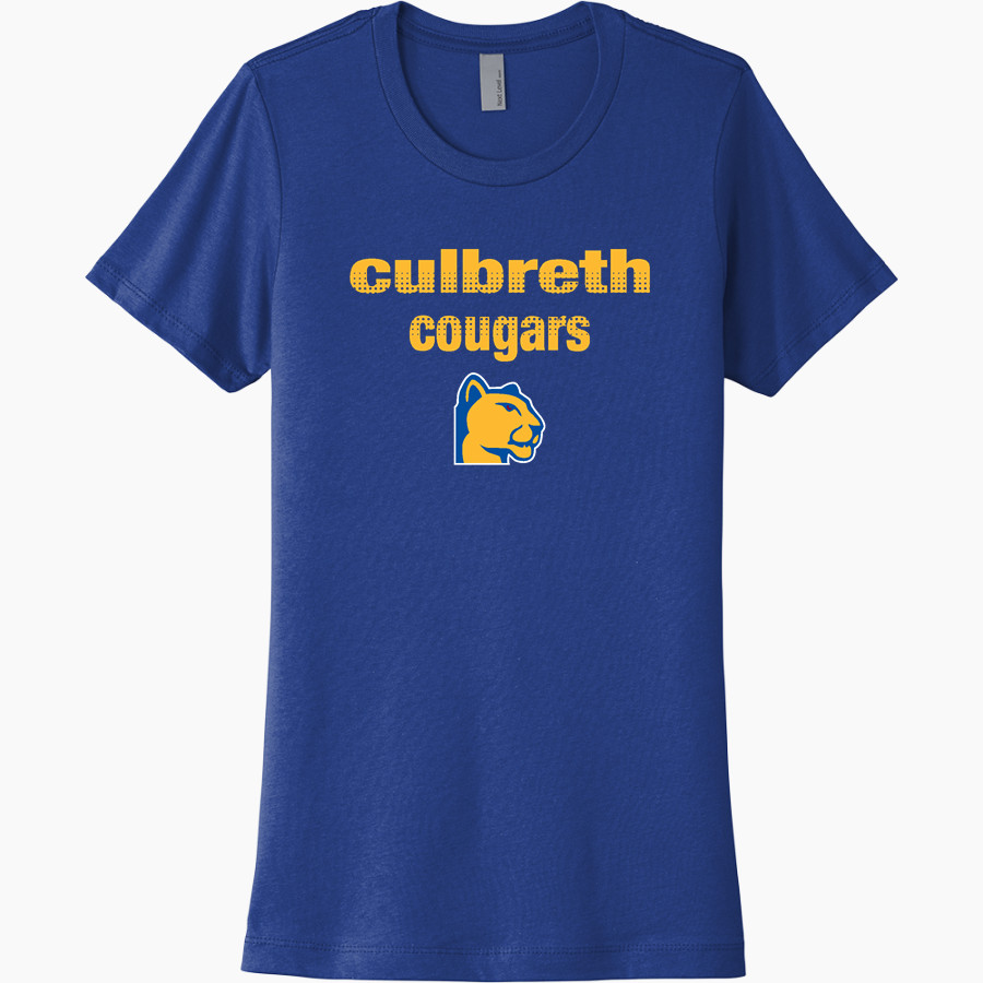 CULBRETH Cougars Next Level Women's Cotton Tee