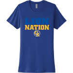CHESTNUT RIDGE HIGH SCHOOL LIONS <span class="pdp-name-mascot">CHESTNUT RIDGE LIONS</span> Next Level Apparel Women's Cotton Tee Front Thumbnail