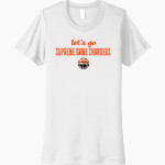 Supreme Game Changers Supreme Game Changer <span class="pdp-name-mascot">Supreme Game Changers</span> Next Level Women's Cotton Tee Front Thumbnail