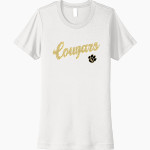 Manassas Park Cougars Next Level Women's Cotton Tee Front Thumbnail