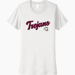 North Crawford Trojans Next Level Women's Cotton Tee Front Thumbnail