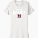 Morton Mustangs Next Level Women's Cotton Tee Front Thumbnail