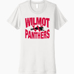 WILMOT UNION HIGH SCHOOL PANTHERS <span class="pdp-name-mascot">WILMOT PANTHERS</span> Next Level Women's Cotton Tee Front Thumbnail