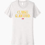 CLARKE CENTRAL HIGH SCHOOL GLADIATORS <span class="pdp-name-mascot">CLARKE GLADIATORS</span> Next Level Women's Cotton Tee Front Thumbnail