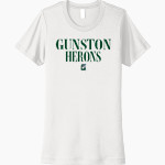 Gunston Herons <span class="pdp-name-mascot">Gunston Herons</span> Next Level Women's Cotton Tee Front Thumbnail