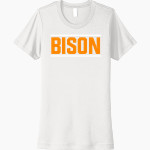 Flatirons Bison <span class="pdp-name-mascot">Flatirons Bison</span> Next Level Women's Cotton Tee Front Thumbnail