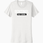 SENTINEL HIGH SCHOOL BULLDOGS <span class="pdp-name-mascot">SENTINEL BULLDOGS</span> Next Level Women's Cotton Tee Front Thumbnail