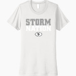 Salt Fork Storm <span class="pdp-name-mascot">Salt Fork Storm</span> Next Level Women's Cotton Tee Front Thumbnail