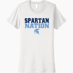 STEVENSON HIGH SCHOOL SPARTANS Next Level Women's Cotton Tee Front Thumbnail