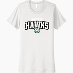 APIS Hawks <span class="pdp-name-mascot">Asia Pacific International GreenHawks</span> Next Level Women's Cotton Tee Front Thumbnail