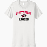 Dewitt Perry Eagles <span class="pdp-name-mascot">Dewitt Perry Eagles</span> Next Level Women's Cotton Tee Front Thumbnail