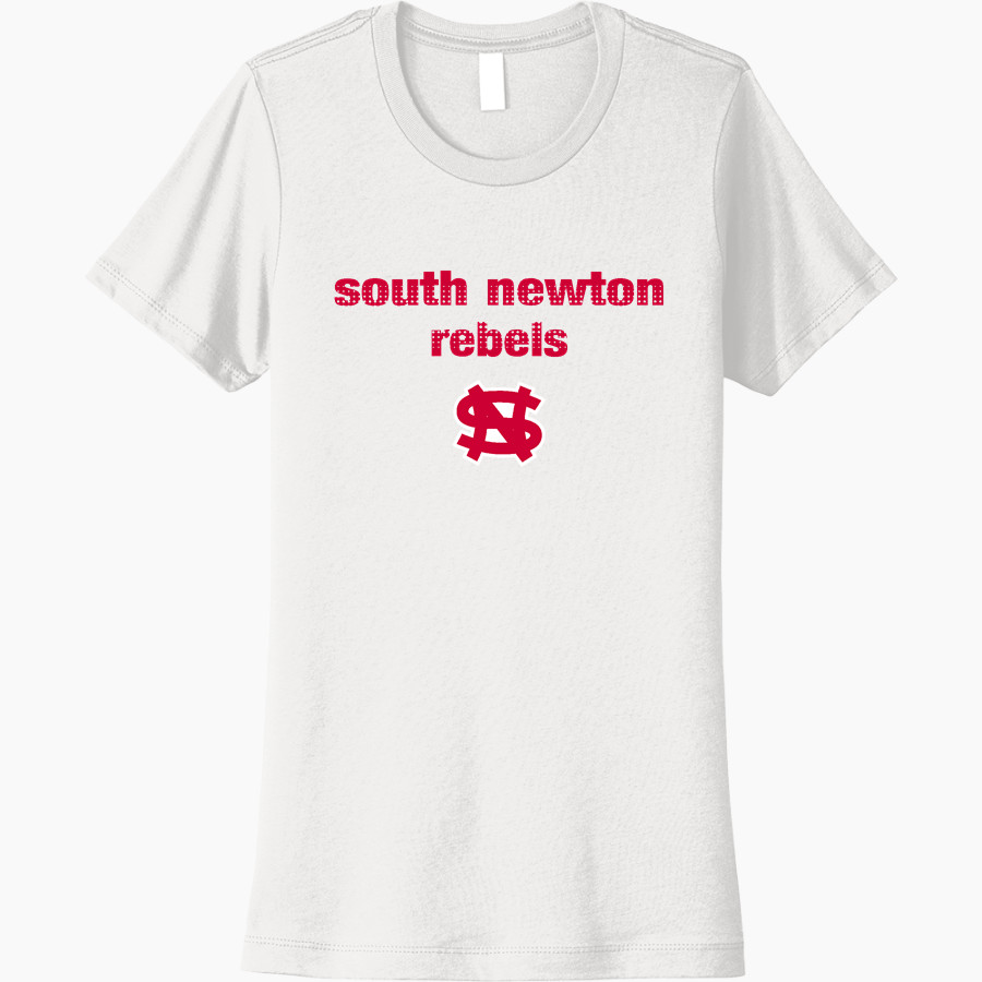 South Newton Rebels <span class="pdp-name-mascot">South Newton Rebels</span> Next Level Women's Cotton Tee
