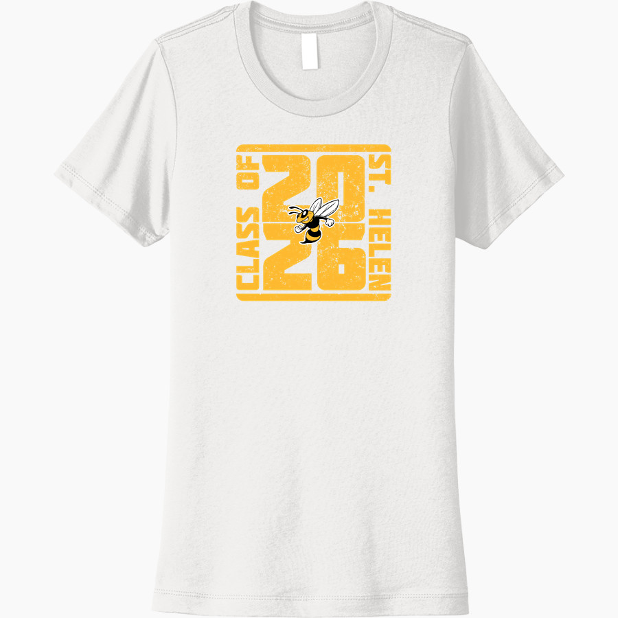 St. Helen Hornets <span class="pdp-name-mascot">St. Helen School Hornets</span> Next Level Women's Cotton Tee