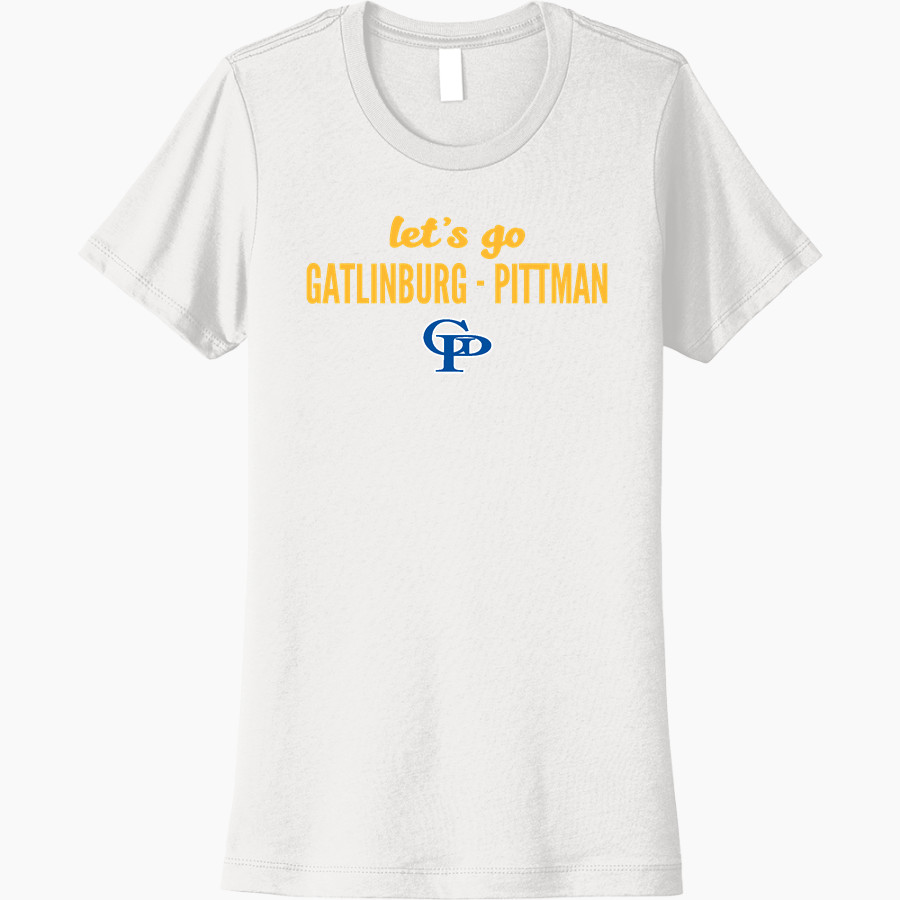 GATLINBURG-PITTMAN HIGH SCHOOL HIGHLANDERS <span class="pdp-name-mascot">GATLINBURG - PITTMAN HIGHLANDERS</span> Next Level Women's Cotton Tee