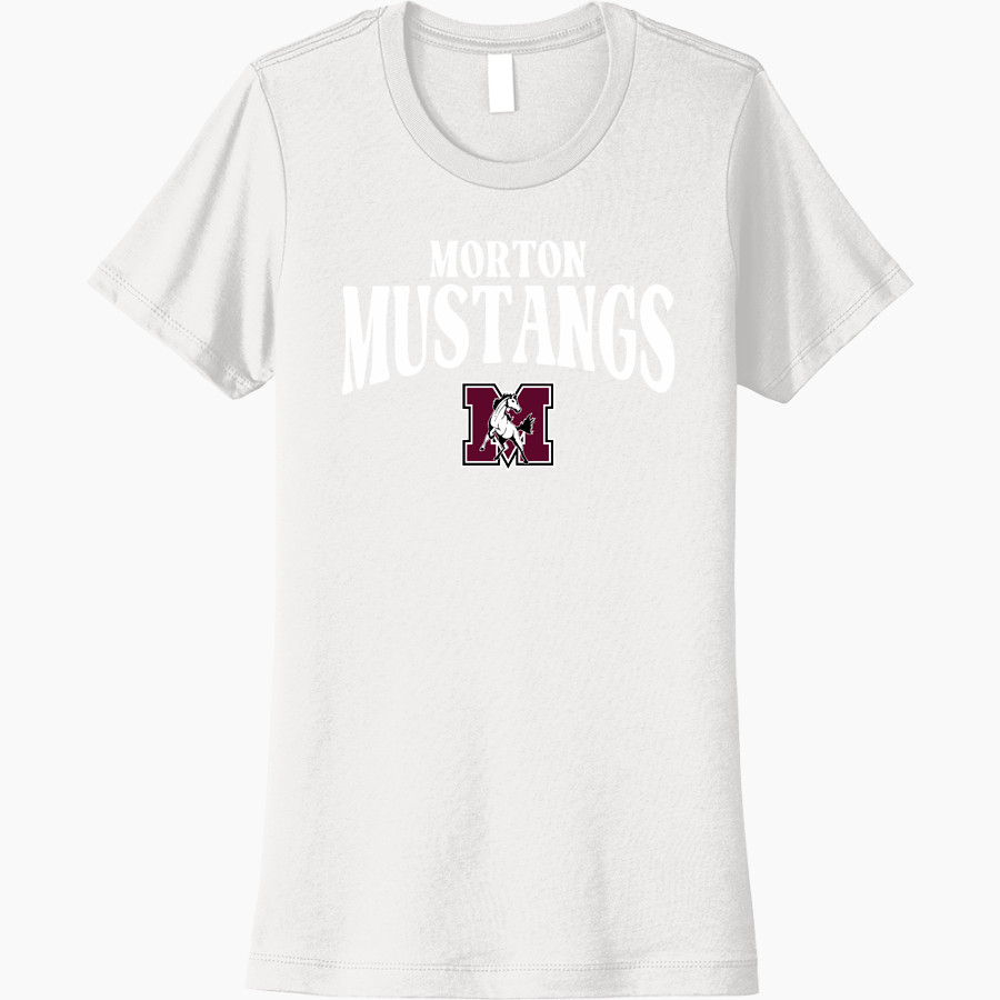 Morton Mustangs Next Level Women's Cotton Tee