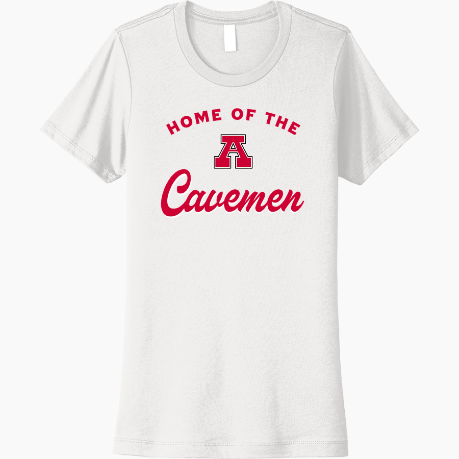 AMERICAN FORK HIGH SCHOOL CAVEMEN <span class="pdp-name-mascot">AMERICAN FORK CAVEMEN</span> Next Level Women's Cotton Tee