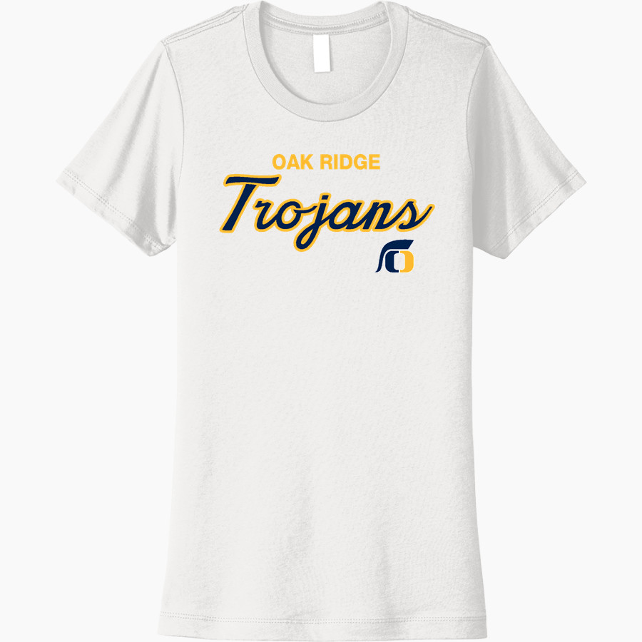 OAK RIDGE HIGH SCHOOL TROJANS <span class="pdp-name-mascot">OAK RIDGE TROJANS</span> Next Level Women's Cotton Tee