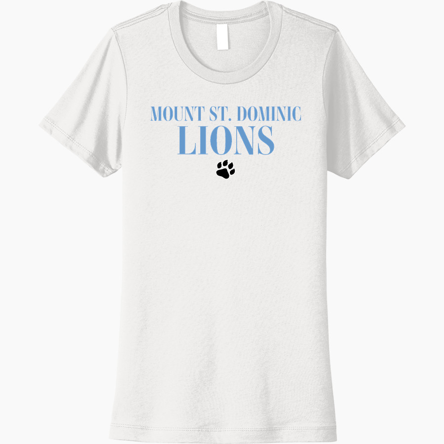 Mount St. Dominic Academy Lions Next Level Women's Cotton Tee