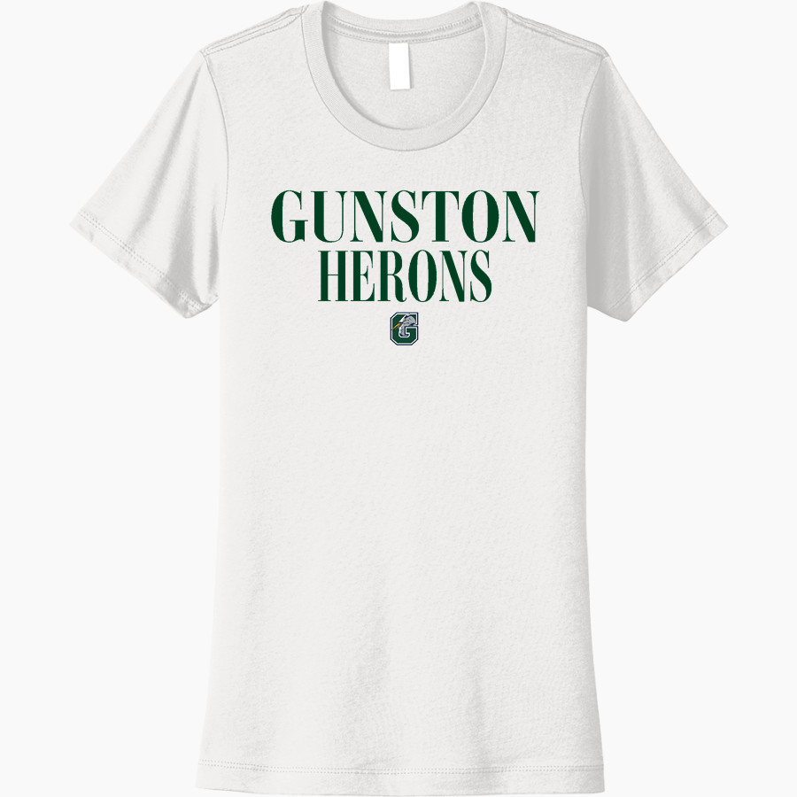 Gunston Herons <span class="pdp-name-mascot">Gunston Herons</span> Next Level Women's Cotton Tee