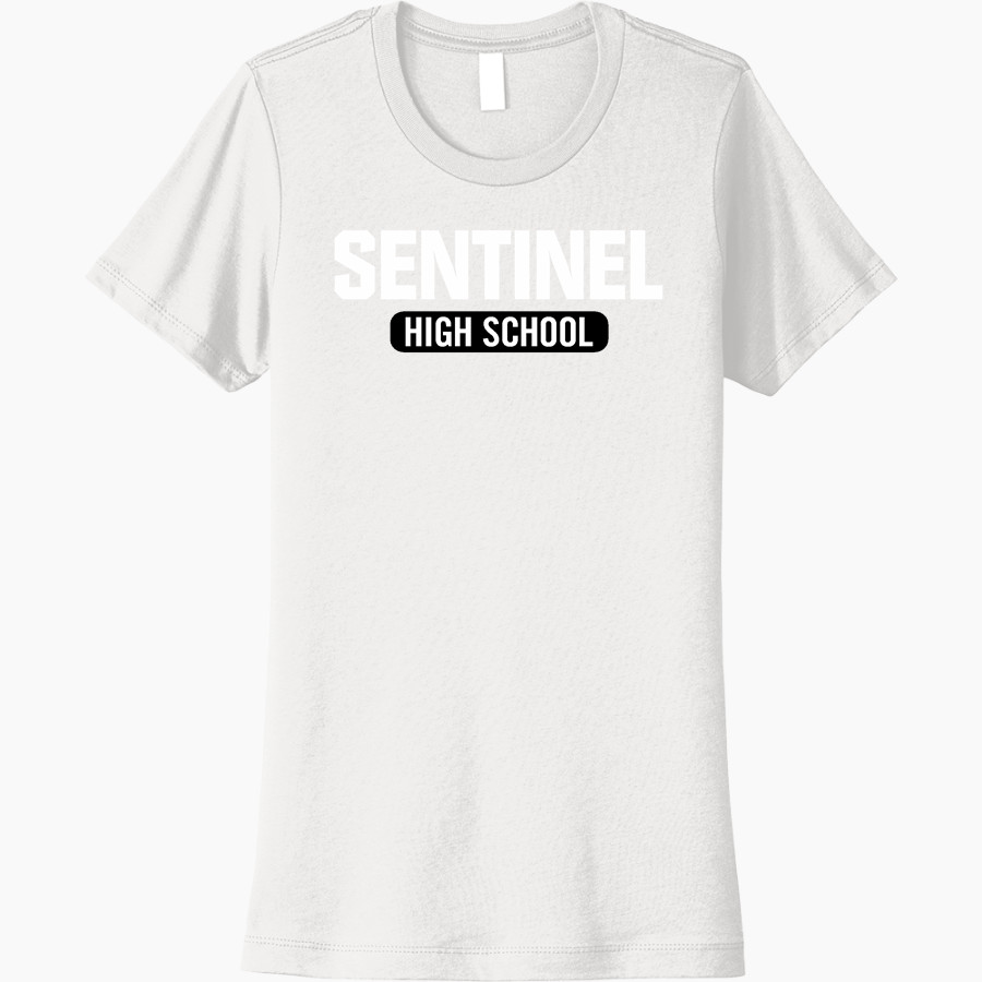 SENTINEL HIGH SCHOOL BULLDOGS <span class="pdp-name-mascot">SENTINEL BULLDOGS</span> Next Level Women's Cotton Tee
