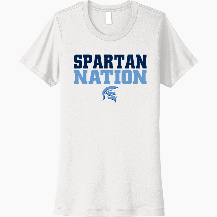STEVENSON HIGH SCHOOL SPARTANS Next Level Women's Cotton Tee