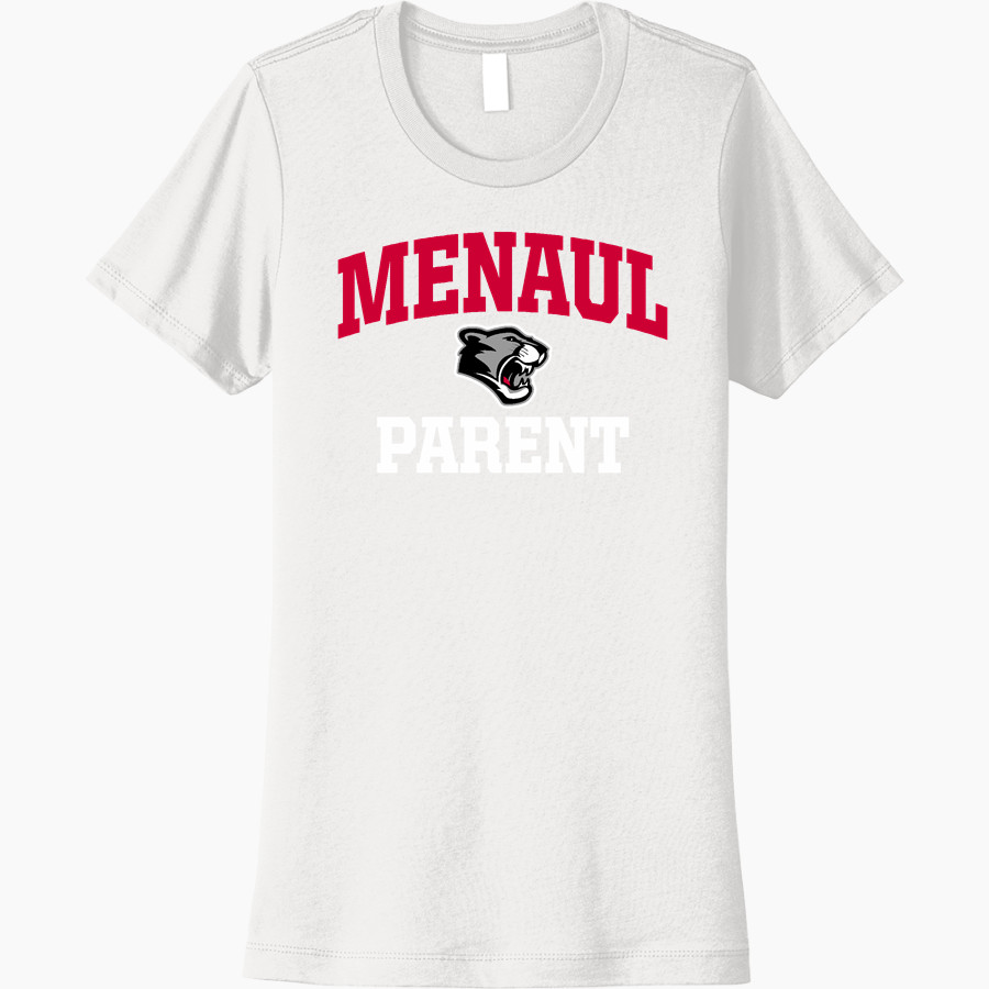 MENAUL SCHOOL PANTHERS Next Level Women's Cotton Tee