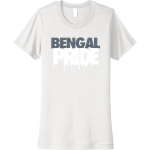 EDMUND BURKE SCHOOL BENGALS <span class="pdp-name-mascot">EDMUND BURKE BENGALS</span> Next Level Apparel Women's Cotton Tee Front Thumbnail