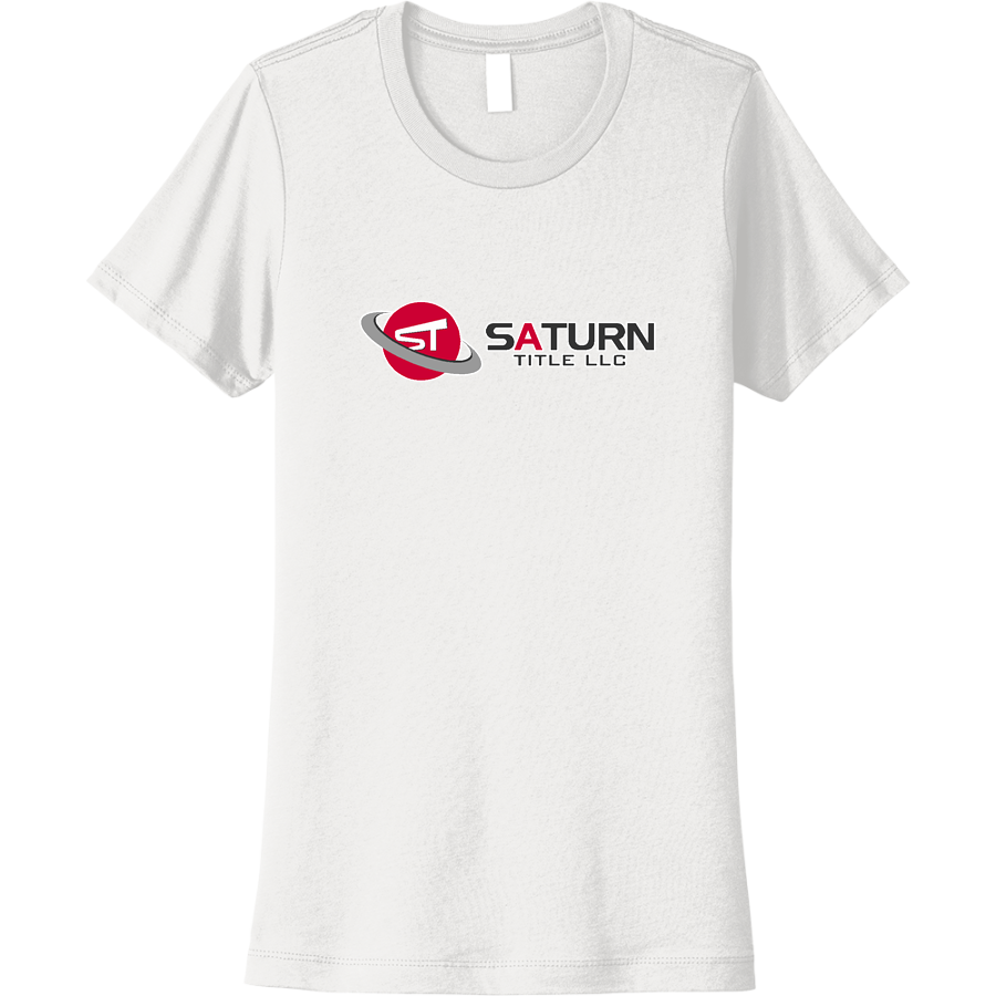 Saturn Title LLC Saturn Title <span class="pdp-name-mascot">Saturn Title LLC</span> Next Level Apparel Women's Cotton Tee