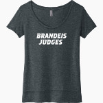 Brandeis Judges Online Store <span class="pdp-name-mascot">Brandeis Judges</span> Next Level Women's Festival Scoop Neck Tee Front Thumbnail