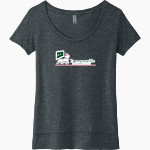 FARMERSVILLE HIGH SCHOOL AZTECS <span class="pdp-name-mascot">FARMERSVILLE AZTECS</span> Next Level Women's Festival Scoop Neck Tee Front Thumbnail