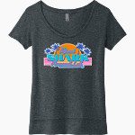 Shark Research & Conservation The Official Online Store Next Level Women's Festival Scoop Neck Tee Front Thumbnail