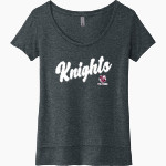 Nova Knights Next Level Women's Festival Scoop Neck Tee Front Thumbnail
