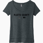 PLATTE COUNTY HIGH SCHOOL PIRATES <span class="pdp-name-mascot">PLATTE COUNTY PIRATES</span> Next Level Women's Festival Scoop Neck Tee Front Thumbnail