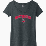 Montgomery Vikings Next Level Women's Festival Scoop Neck Tee Front Thumbnail
