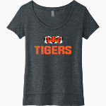Tech High School Tigers <span class="pdp-name-mascot">Tech High School</span> Next Level Women's Festival Scoop Neck Tee Front Thumbnail