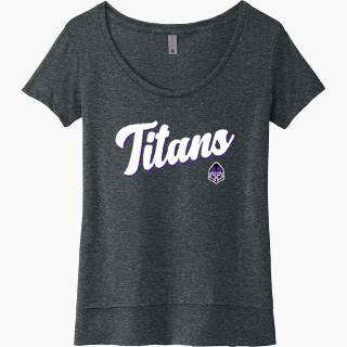 Next Level Women's Festival Scoop Neck Tee