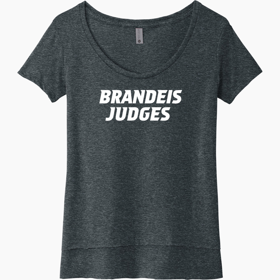 Brandeis Judges Online Store <span class="pdp-name-mascot">Brandeis Judges</span> Next Level Women's Festival Scoop Neck Tee