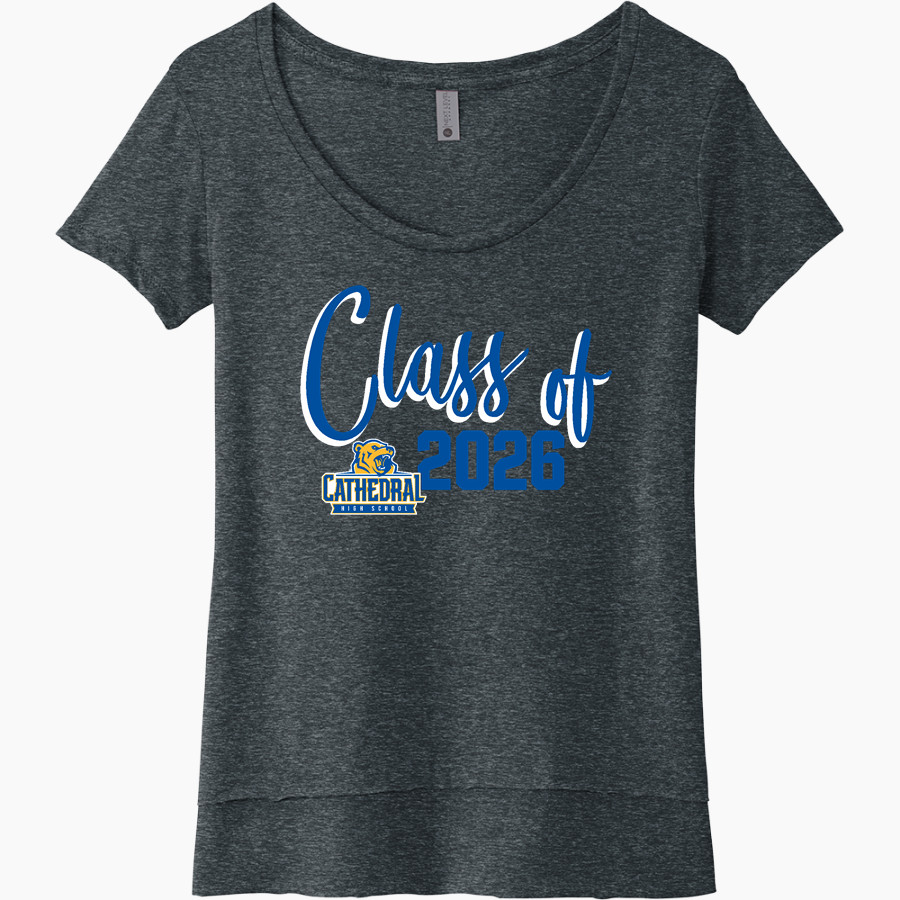 Cathedral Bears <span class="pdp-name-mascot">Cathedral High School Bears</span> Next Level Women's Festival Scoop Neck Tee