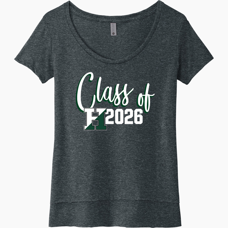 Hockaday School Online Store <span class="pdp-name-mascot">Hockaday</span> Next Level Women's Festival Scoop Neck Tee