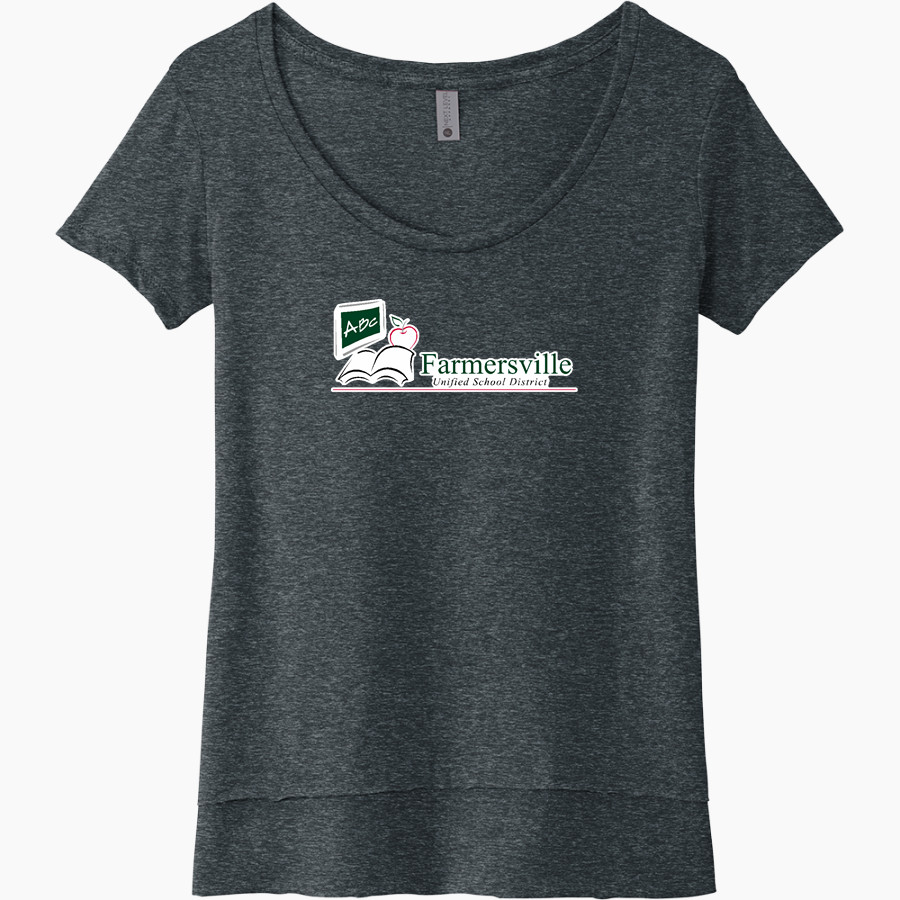 FARMERSVILLE HIGH SCHOOL AZTECS <span class="pdp-name-mascot">FARMERSVILLE AZTECS</span> Next Level Women's Festival Scoop Neck Tee