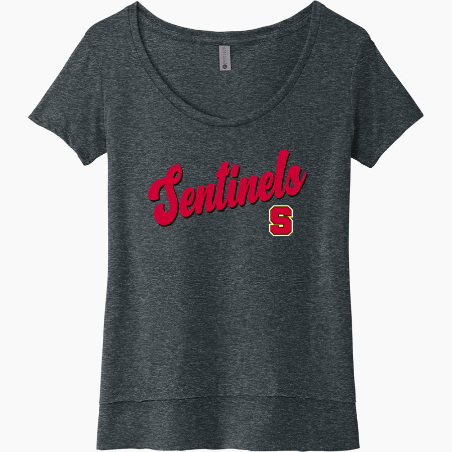 Steilacoom Sentinels Next Level Women's Festival Scoop Neck Tee
