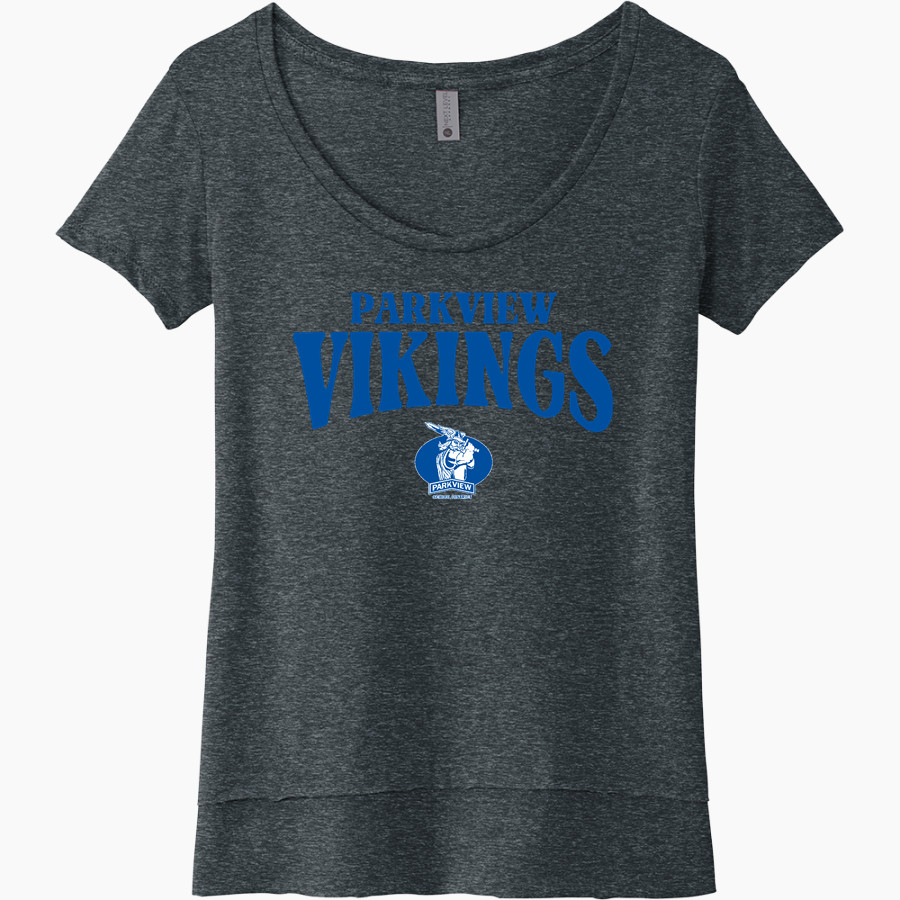 PARKVIEW HIGH SCHOOL VIKINGS <span class="pdp-name-mascot">PARKVIEW VIKINGS</span> Next Level Women's Festival Scoop Neck Tee
