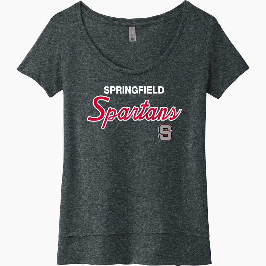 SPRINGFIELD SPARTANS The Online Store Next Level Women's Festival Scoop Neck Tee